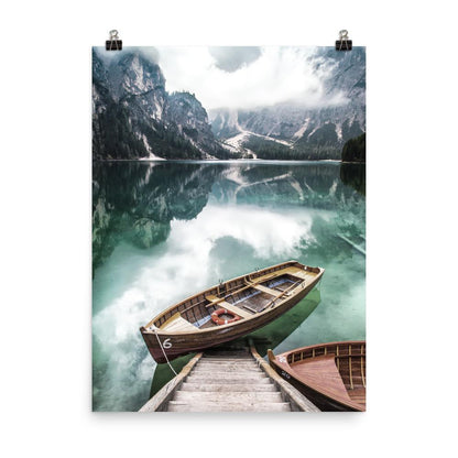 Braies lake - Poster