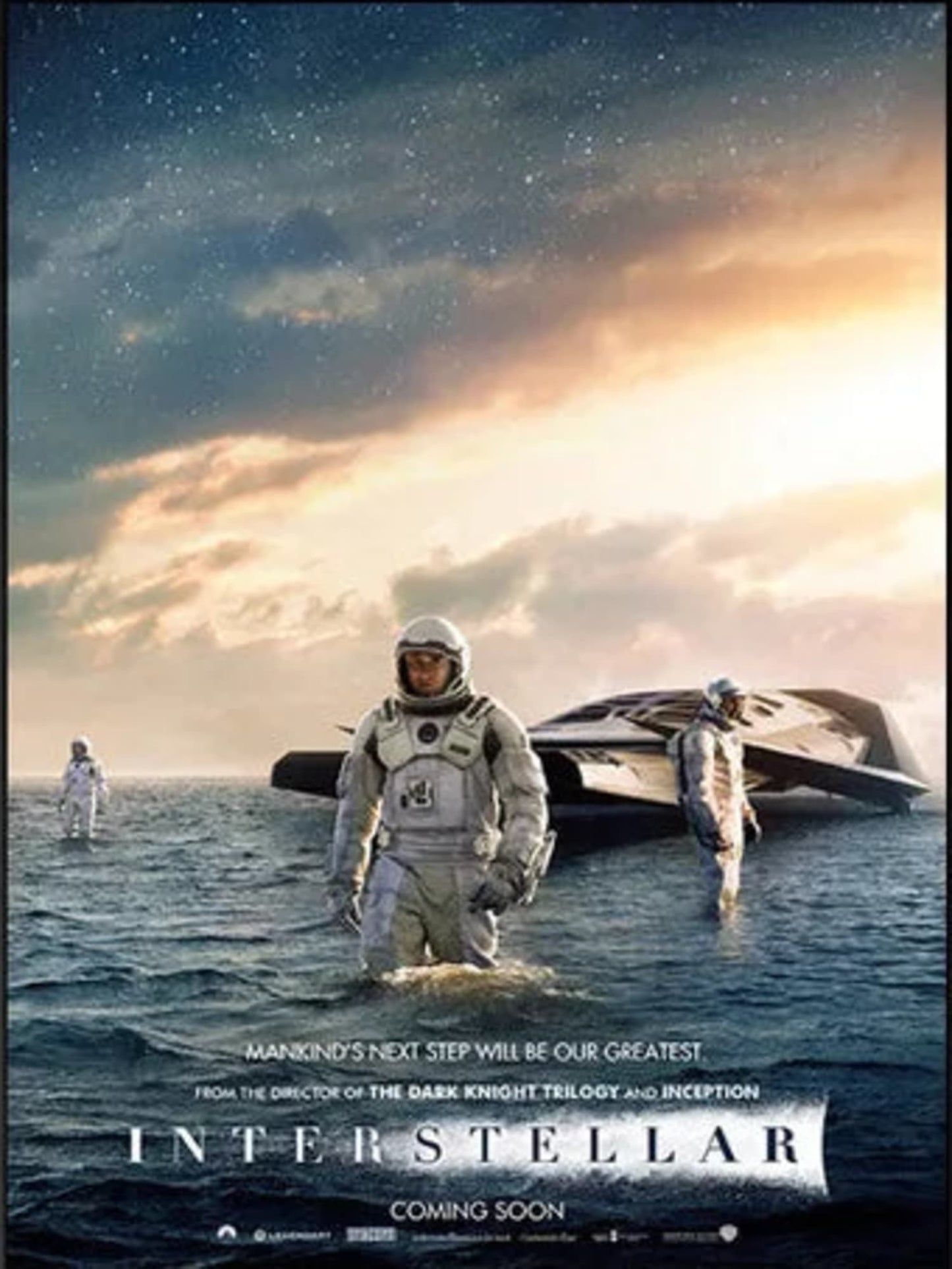 Interstellares Poster | Nordischer Stil Weltraum Sci-Fi Film Wandkunst | Leinwandgemälde Wohndekoration