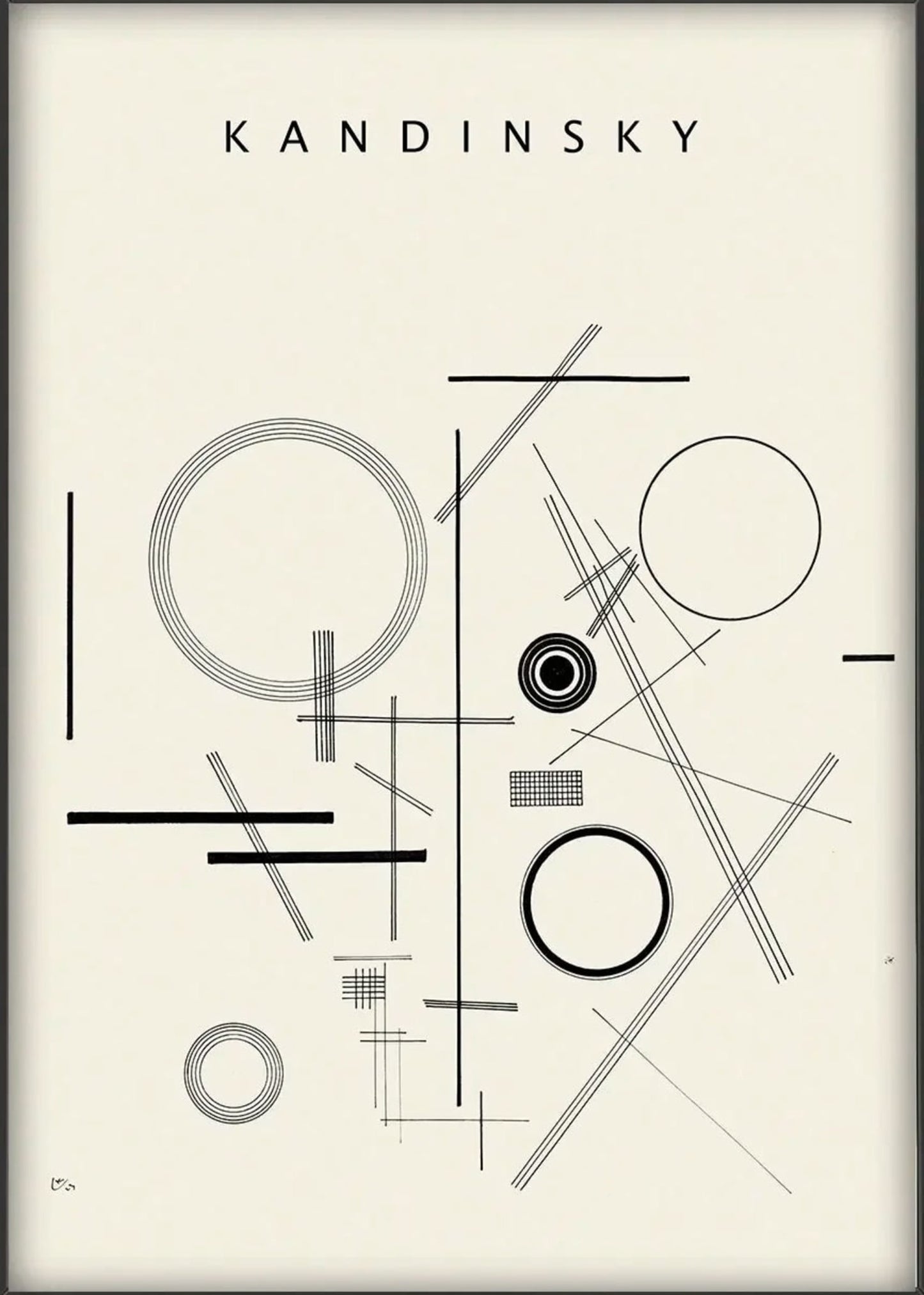 Wassily Kandinsky | Abstract Expressionism Poster | Untitled Art | Wall Decor | Artistic Home Accent | Visual Artwork Print