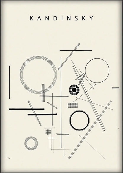 Wassily Kandinsky | Abstract Expressionism Poster | Untitled Art | Wall Decor | Artistic Home Accent | Visual Artwork Print