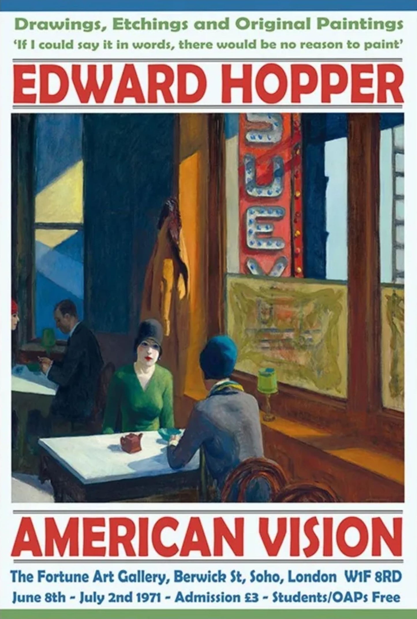 Edward Hopper | Amerikaanse Visie Kunst