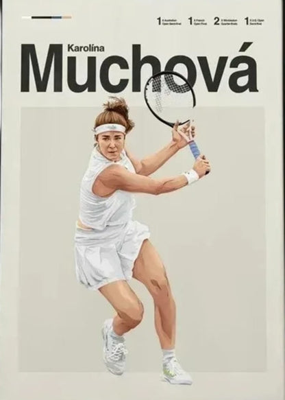 Karolina Muchova | Moderne Tennis Kunst