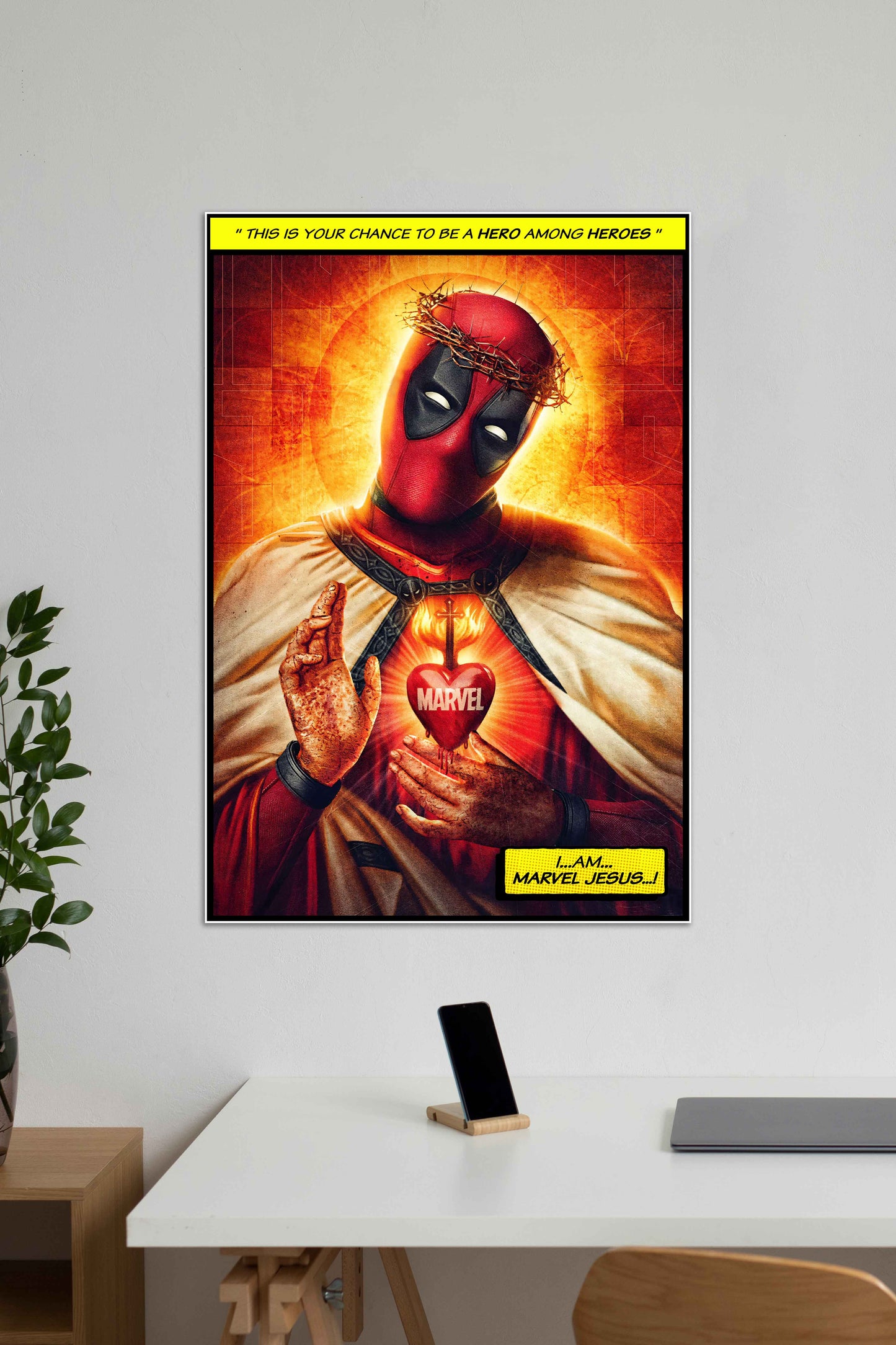 JE SUIS Jésus Marvel | Deadpool 3 | MCU | Affiche du film