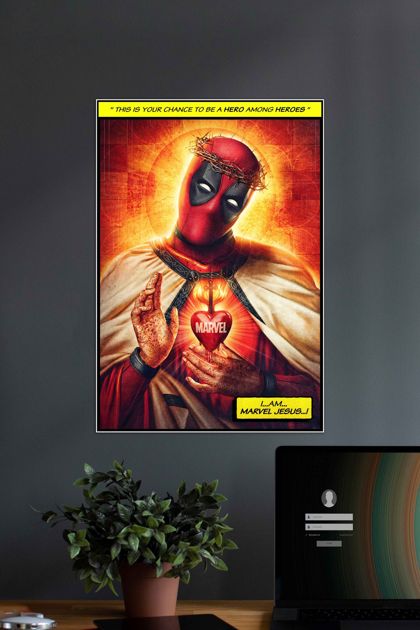 JE SUIS Jésus Marvel | Deadpool 3 | MCU | Affiche du film