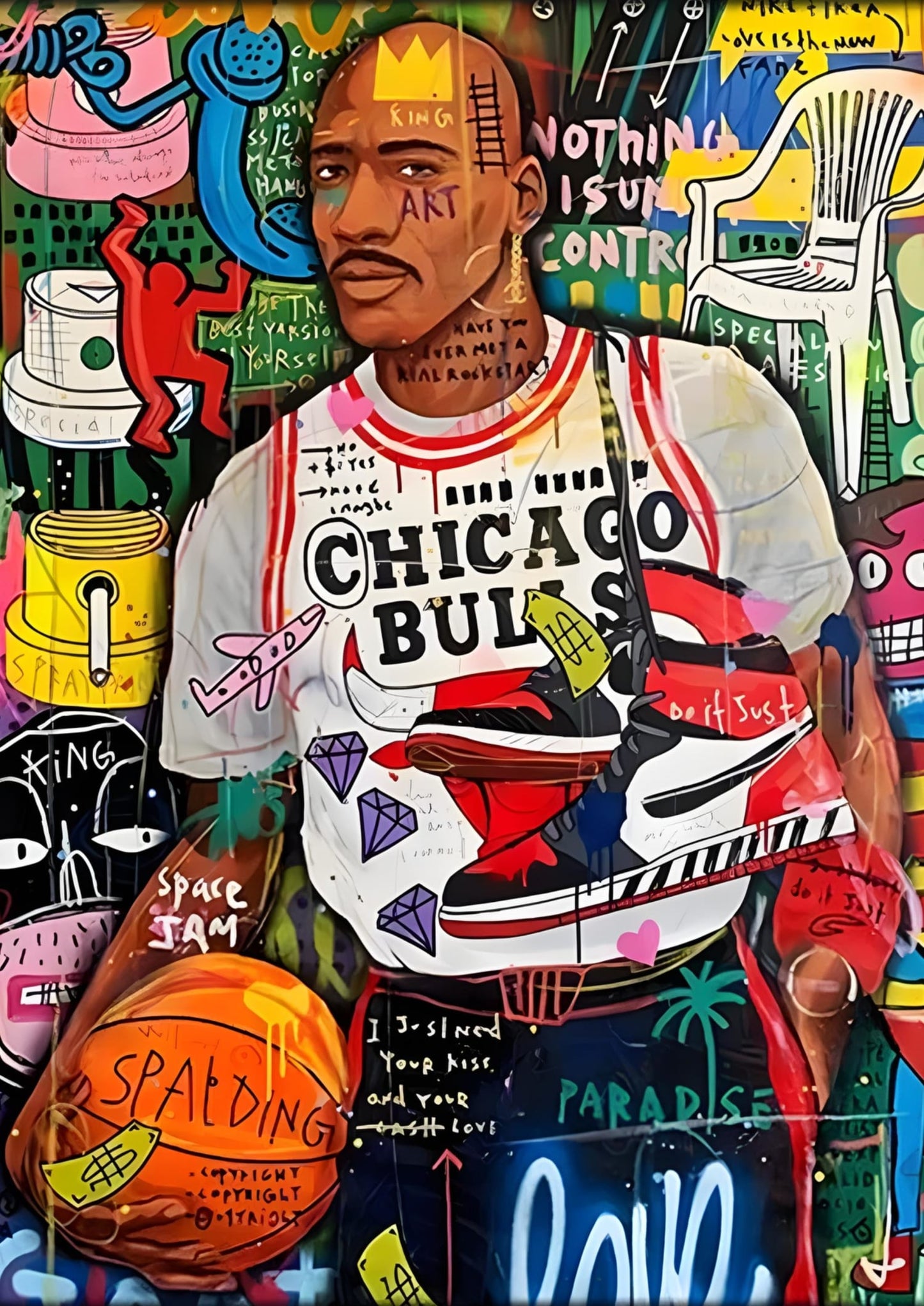 Chicago Bulls | Michael Jordan Graffiti Kunst