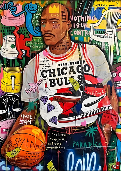 Chicago Bulls | Michael Jordan Graffiti Kunst
