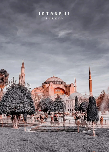 Hagia Sophia Winter Scene | Snow-Covered | Istanbul