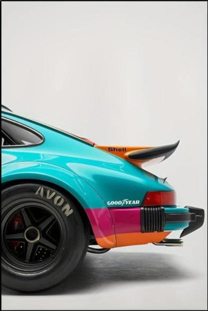 Porsche 911 | Gulf Livery | Vibrant Racing Decor