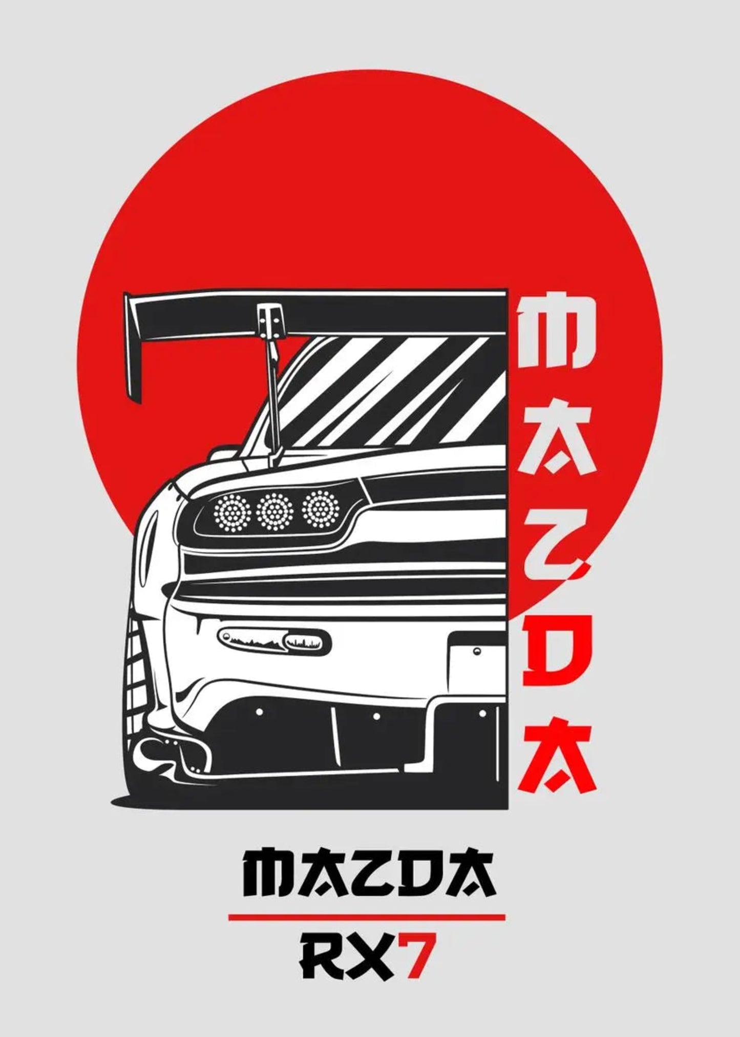 Mazda RX7 | Japanse Auto Kunst