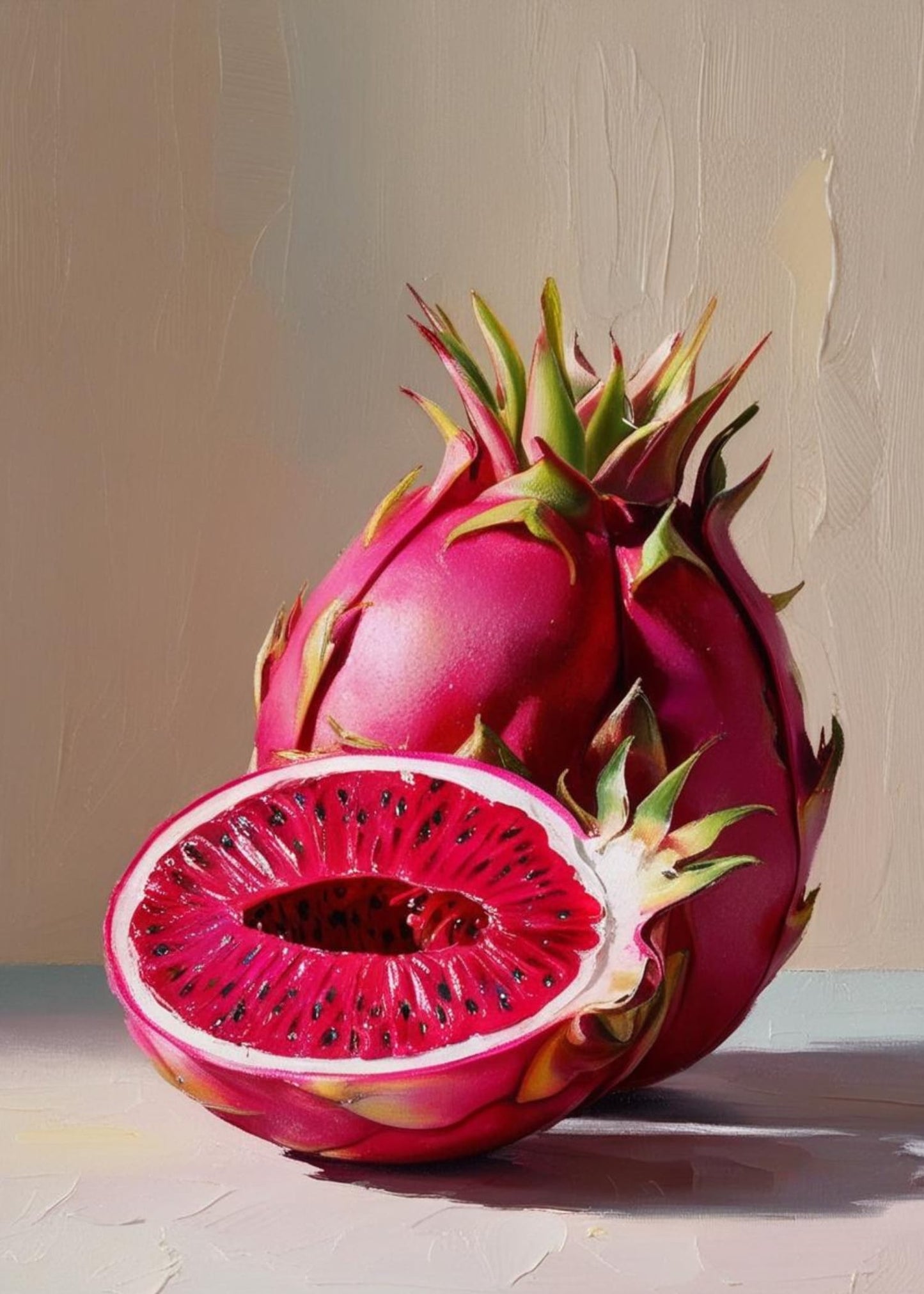 Drakenfruit Pitaya | Levendige Vruchten Kunst