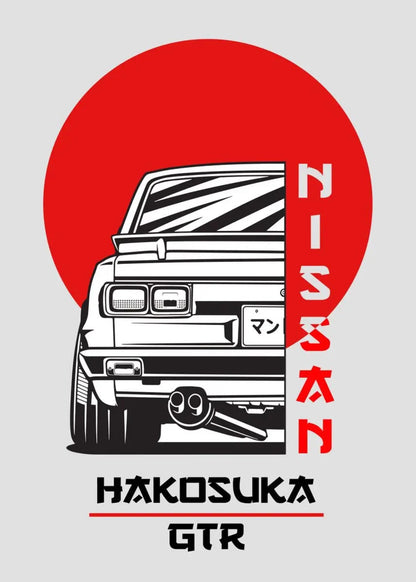 Nissan Hakosuka GTR | Klassieke Japanse Auto Kunst