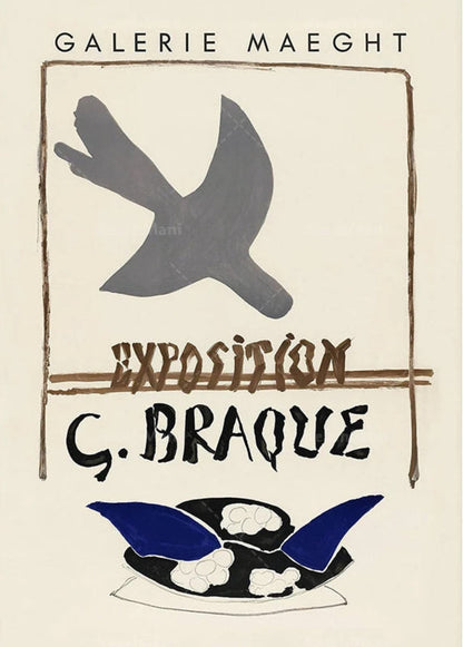 Georges Braque | Galerie Maeght | Mid-Century Modern
