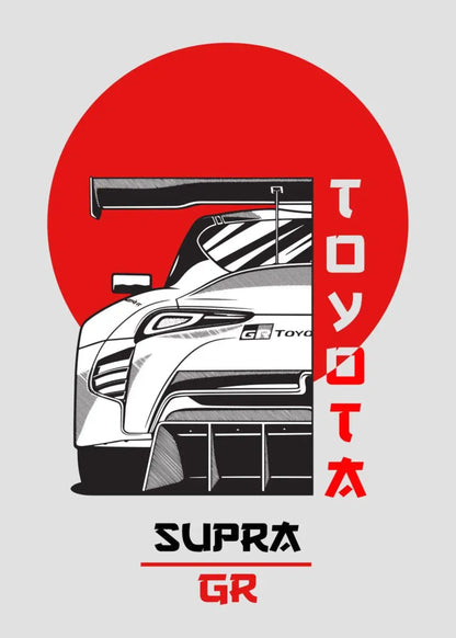 Toyota Supra GR | Sportauto Illustratie