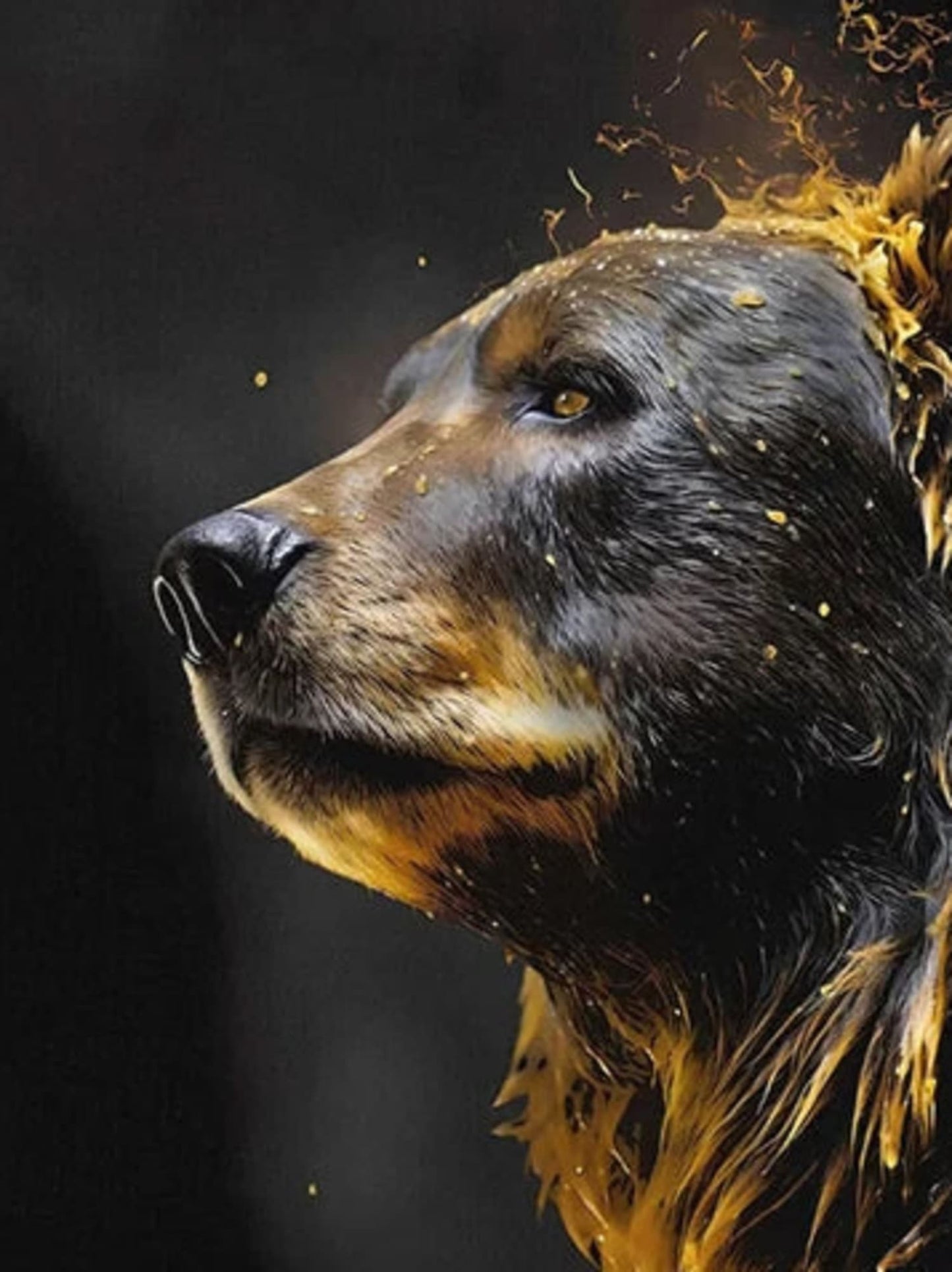 Aktienmarkt Bullen- und Bärenmarkt Abstrakte Tierkunst Poster und Drucke Moderne Kunst Leinwandmalerei Für Büro Wohnzimmer Wohnkultur