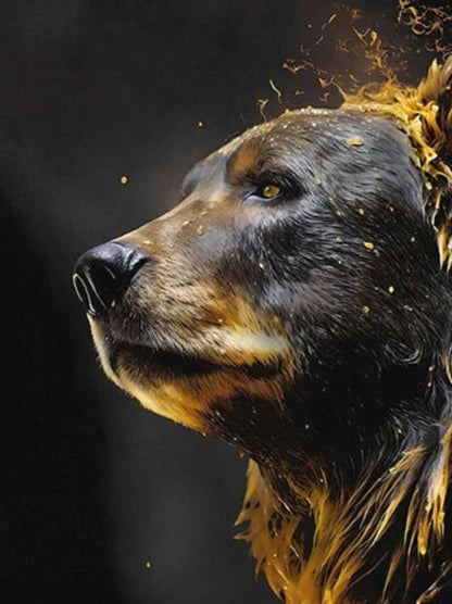 Aktienmarkt Bullen- und Bärenmarkt Abstrakte Tierkunst Poster und Drucke Moderne Kunst Leinwandmalerei Für Büro Wohnzimmer Wohnkultur