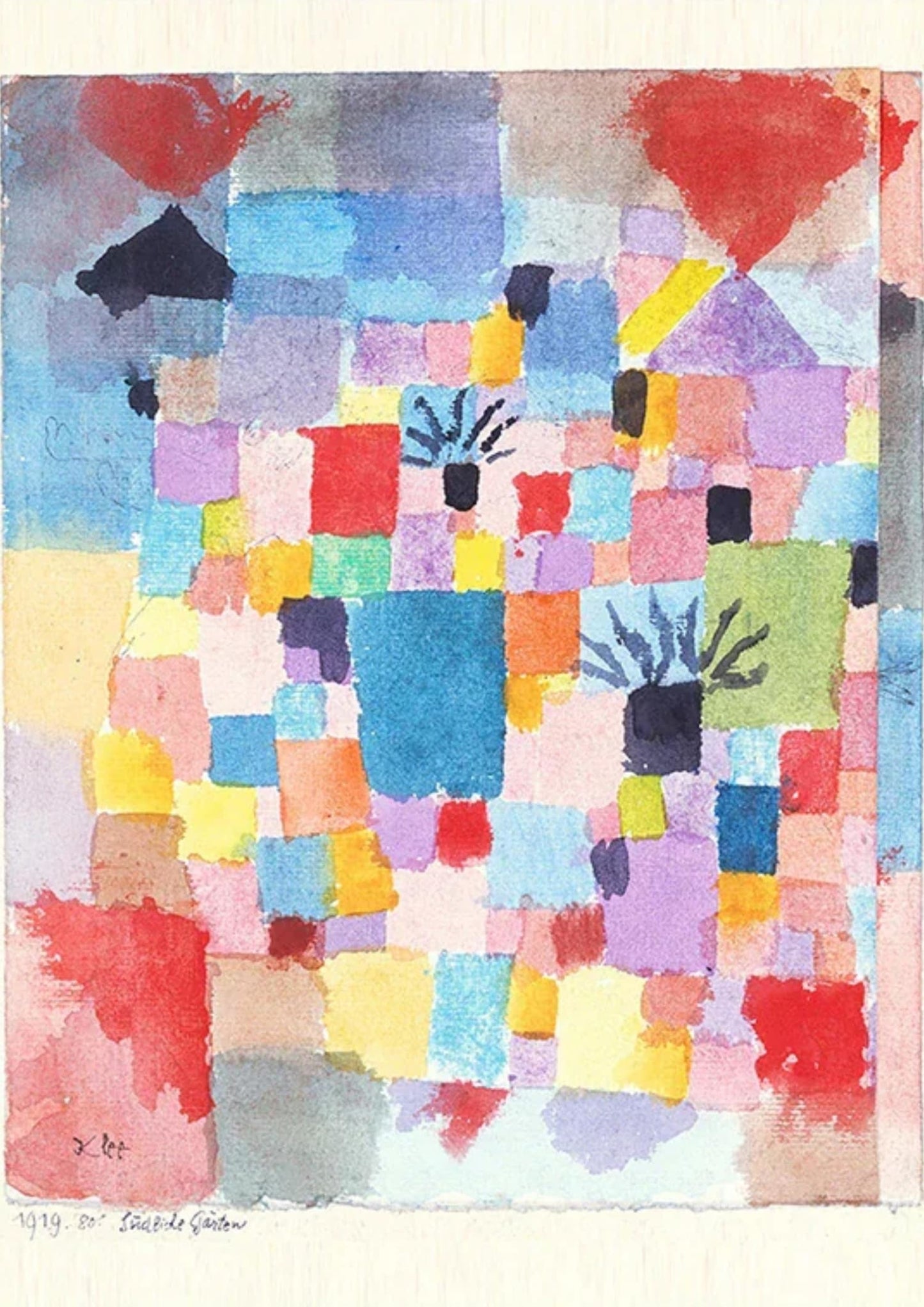 Paul Klee Southern Gardens | Abstract Modern Art