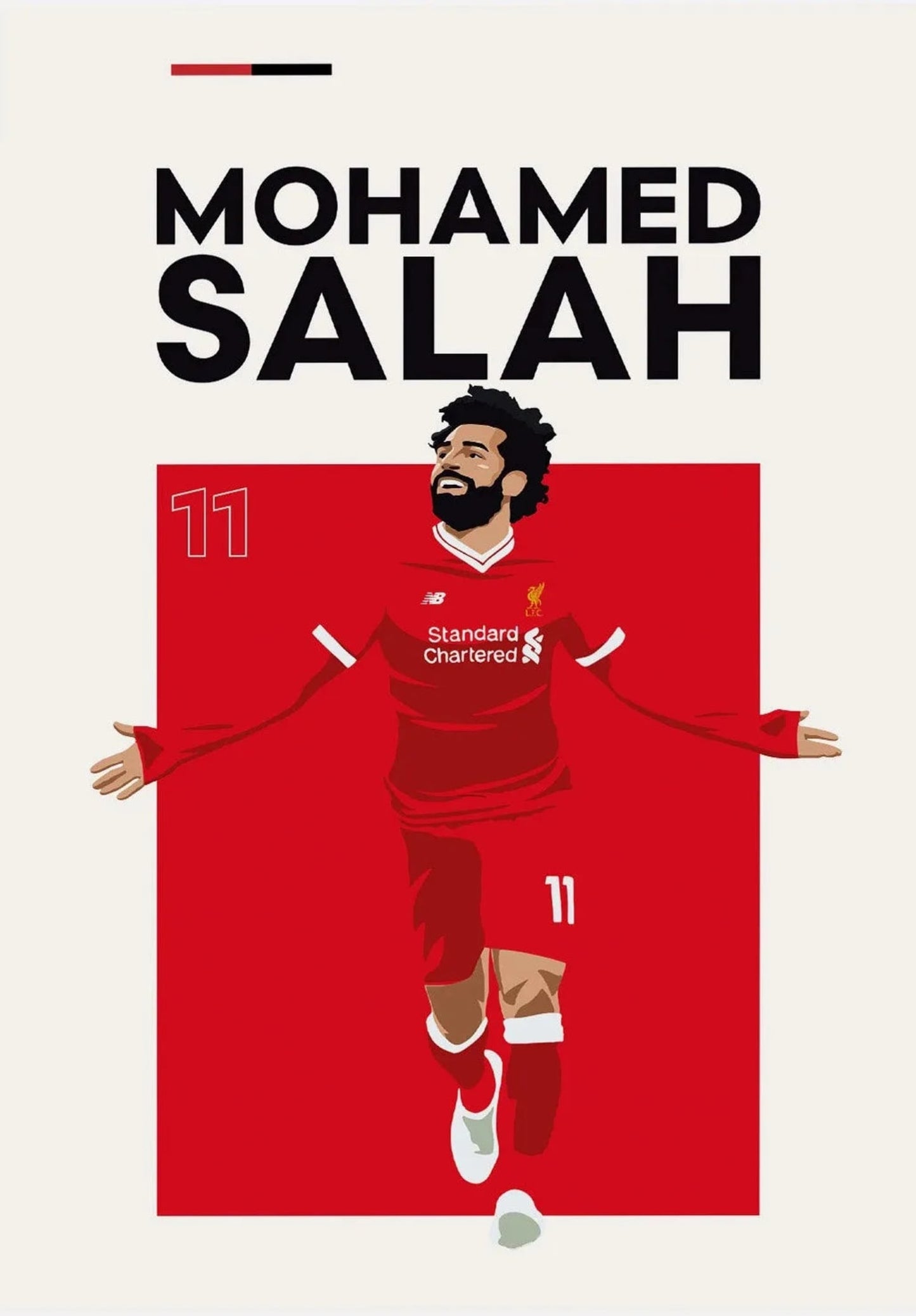 Mohamed Salah | Voetbalster Kunstwerk