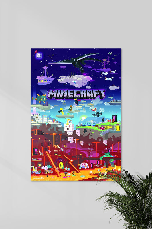 MINECRAFT WORLD | MINECRAFT | GAME POSTERS