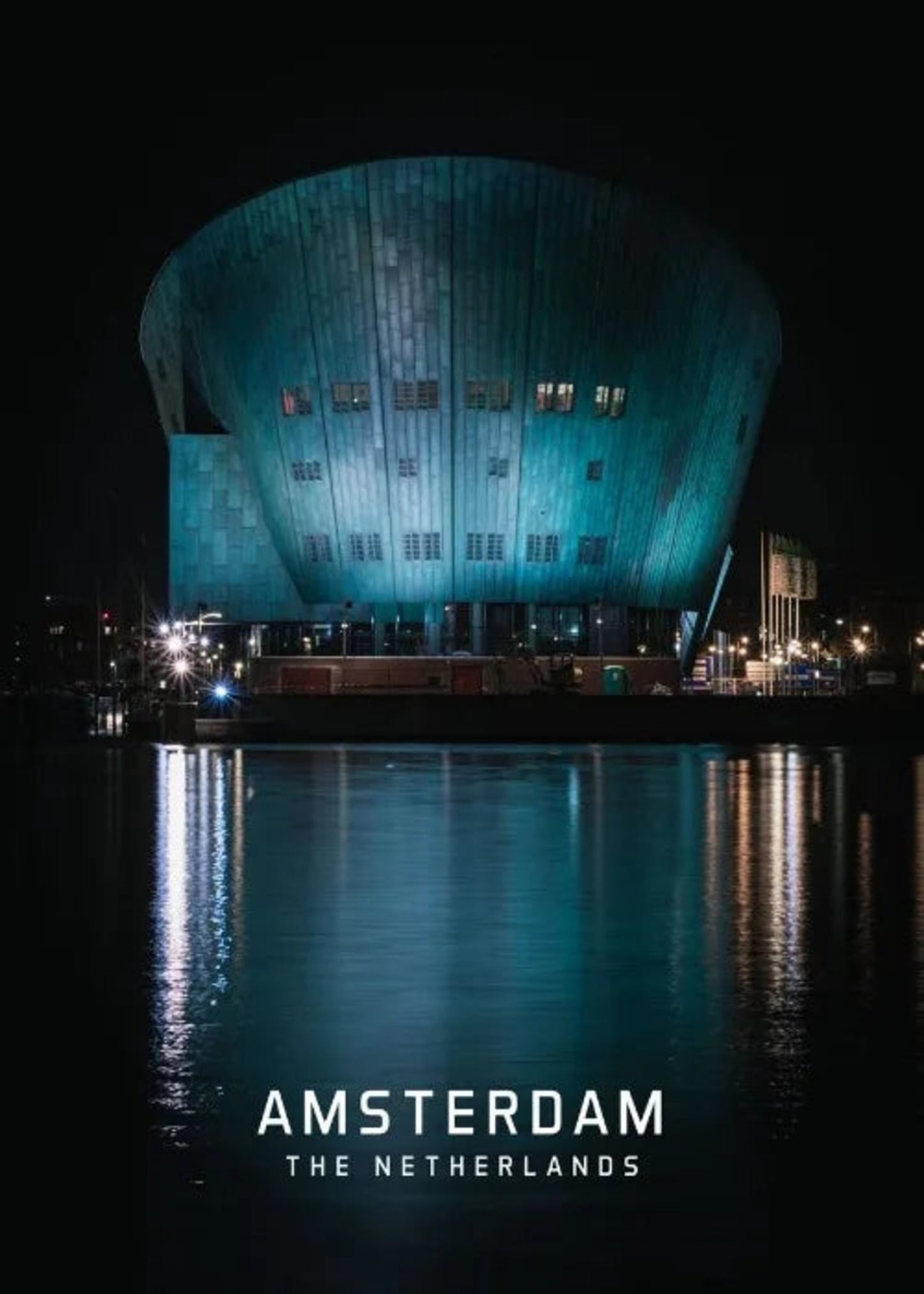 Amsterdam Nemo Poster | Scenic View | European Cityscape | Home Decor | Wall Art | Dutch Architecture | Travel Poster