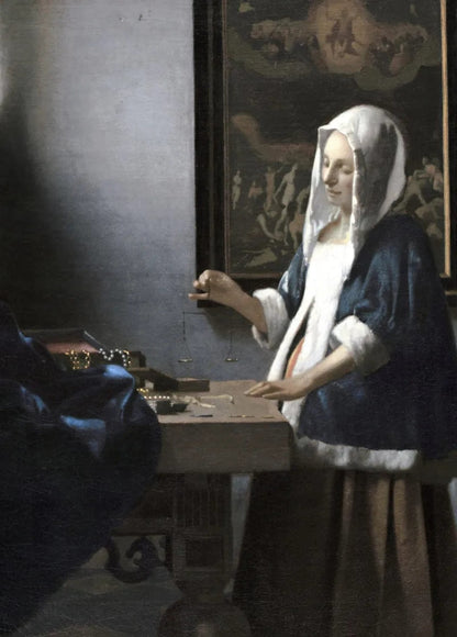 Vermeer’s Vrouw met een Weegschaal | Klassieke Kunst
