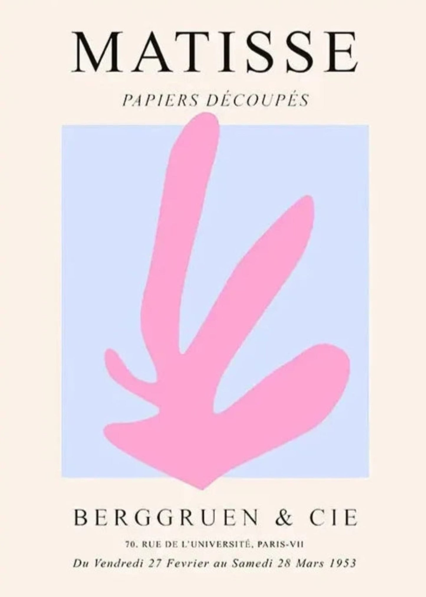 Henry Matisse | Cut-Outs Masterpiece Poster | Color and Shape Whispers | Berggruen & Co. Collection