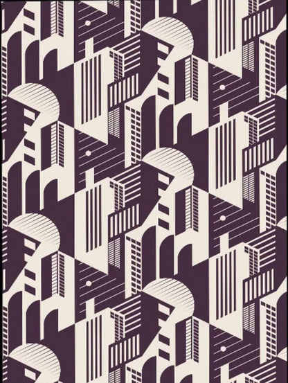 Bauhaus Urban Rhythms | Geometric Symmetry Poster | Modern Wall Art | Architectural Design | Minimalist Decor | Contemporary Aesthetic