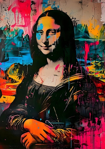 Mona Lisa Graffiti | Moderne Punk Renaissance