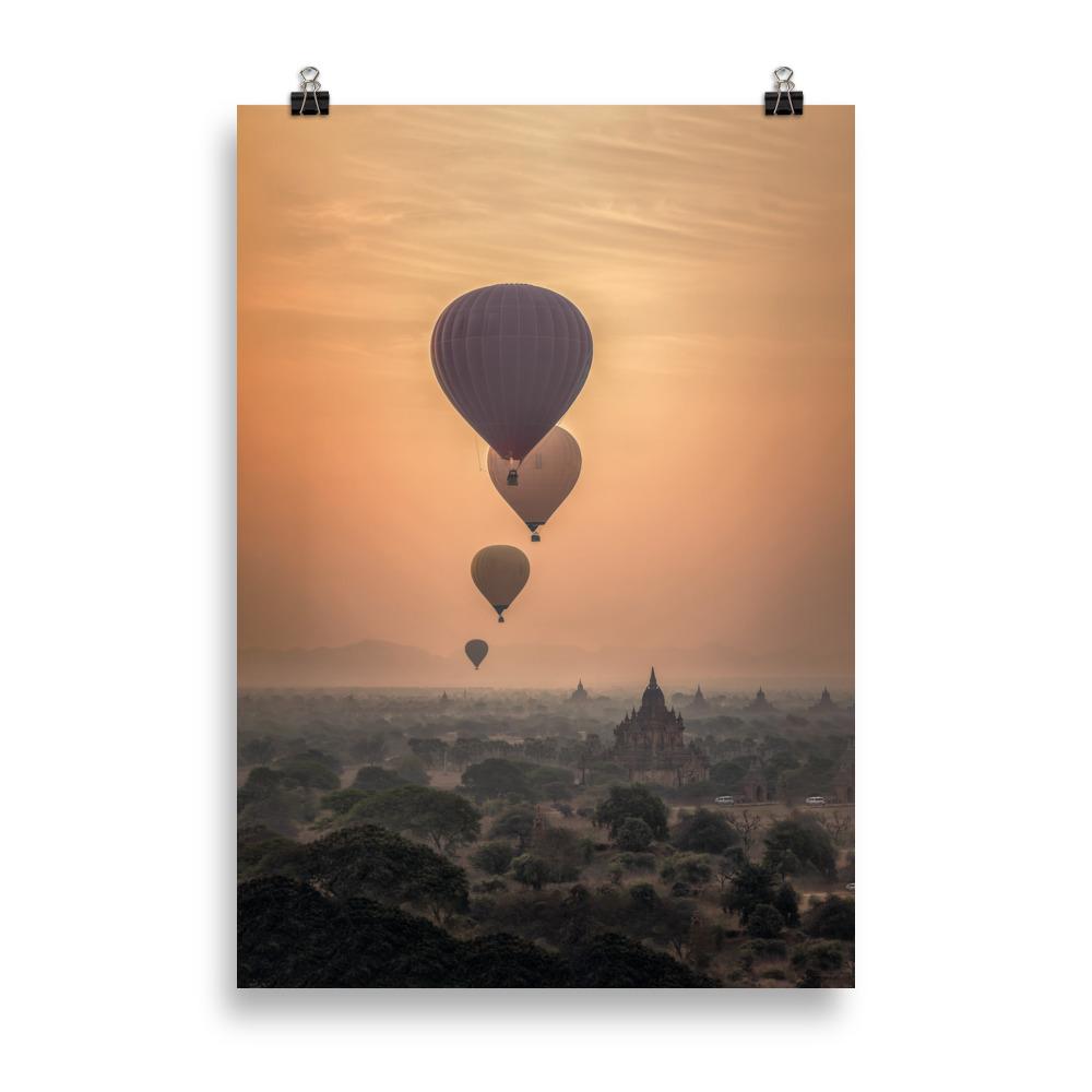 Hot Air Balloons - Poster