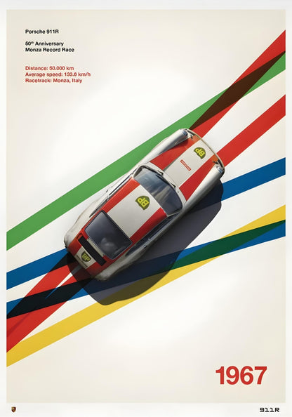 Porsche 911R | Monza-Rekordrennen 1967