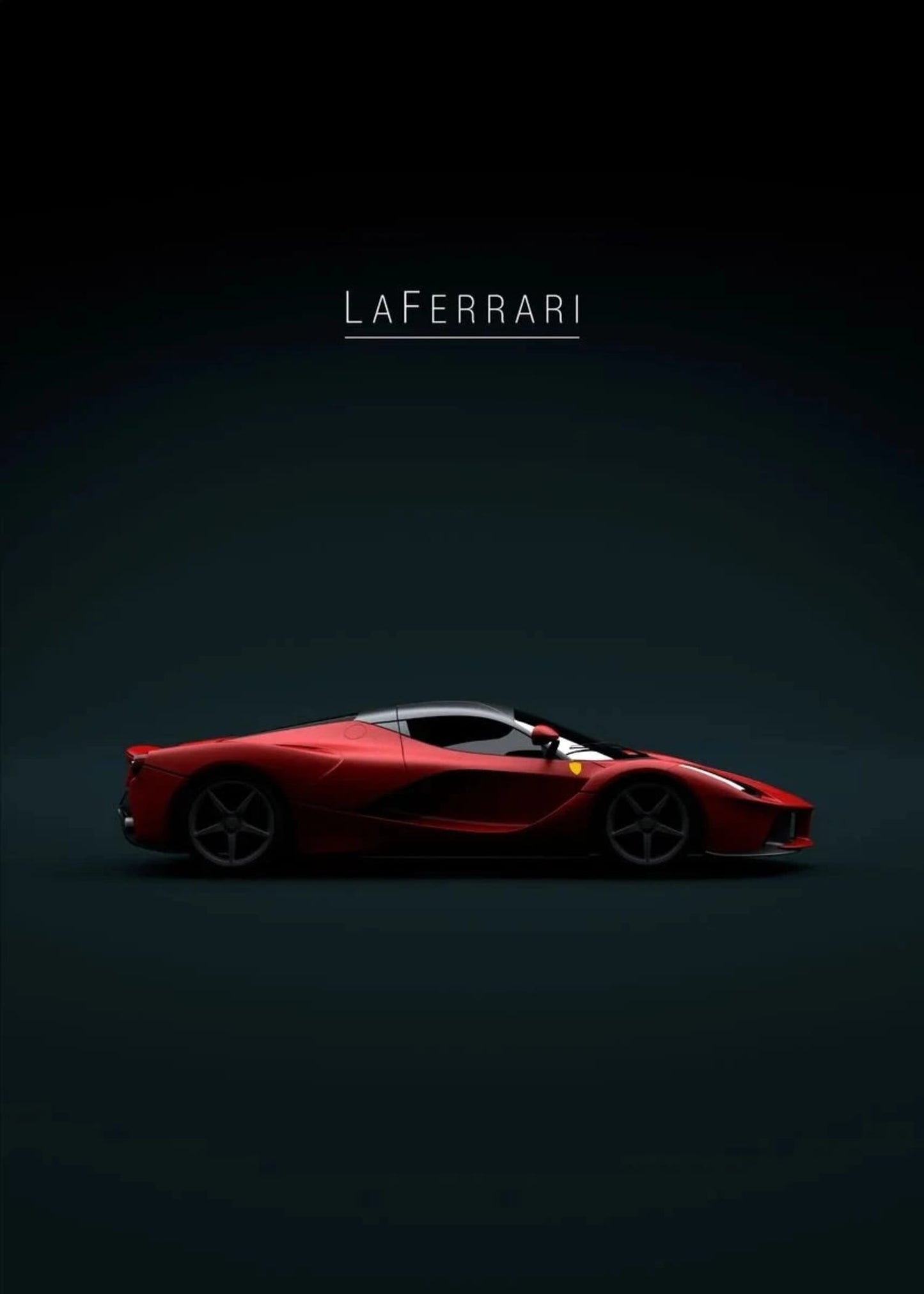 Ferrari Laferrari Poster | Automotive Legends Tribute | Home Decor Wall Art | High-Quality Print