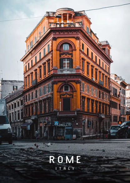 Urbanes Rom | Rom | Italien | Erleben Sie das pulsierende Stadtleben | Urbane Erkundung | Dynamische Rom-Poster