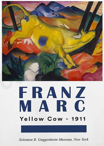 Franz Marc | Gelbe Kuh | Lebendige Tierkunst