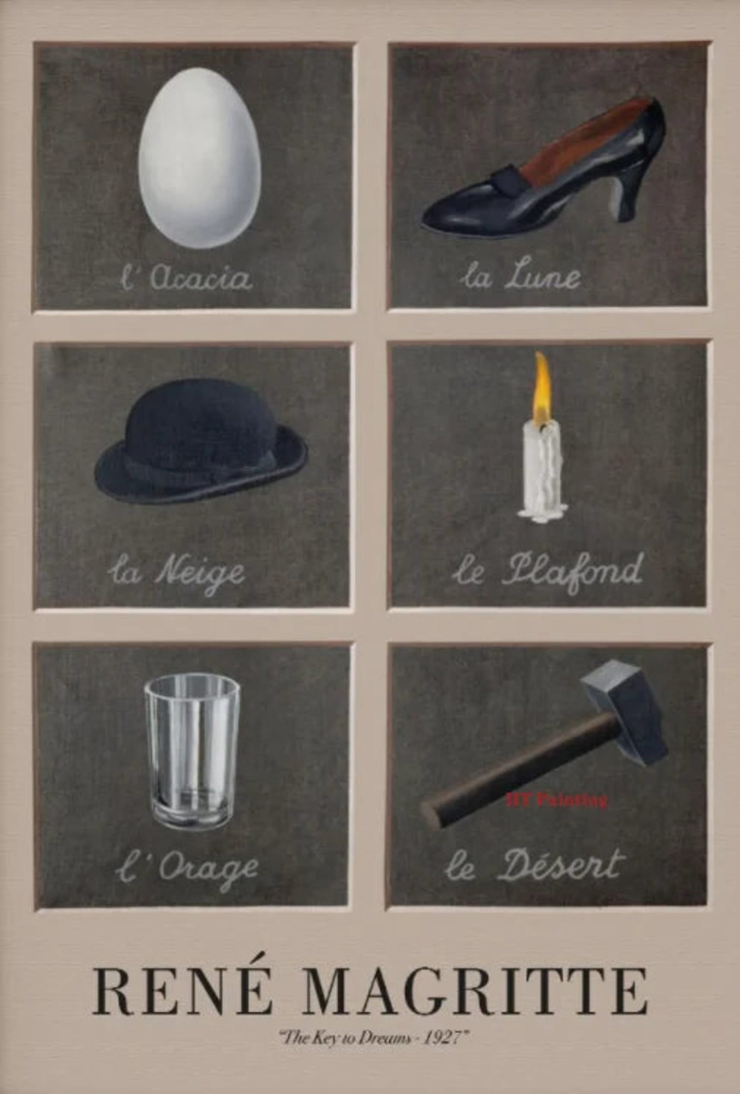 De Sleutel tot Dromen | René Magritte | Surrealisme 1927