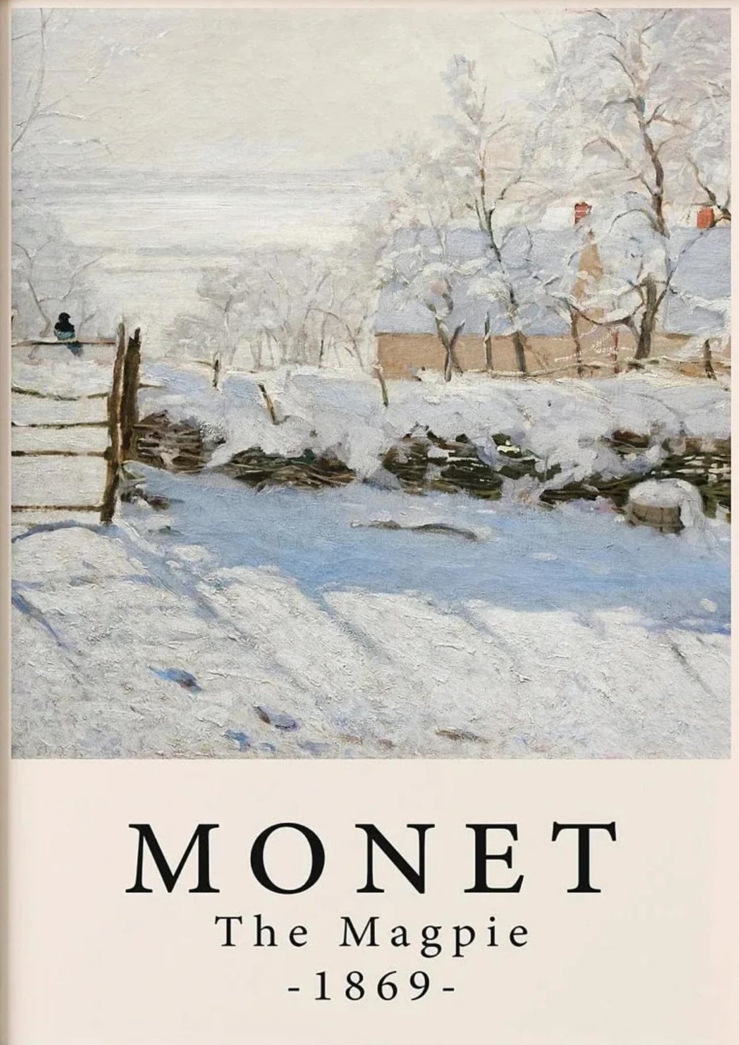Claude Monet | De Ekster 1869 | Meesterwerk Serie