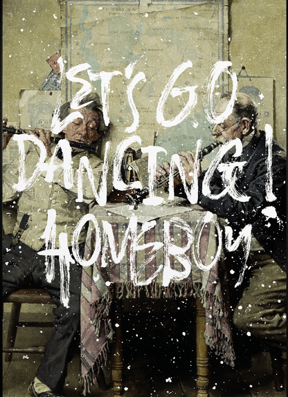 Lass uns tanzen gehen, Kumpel! | Lebendige Kunst