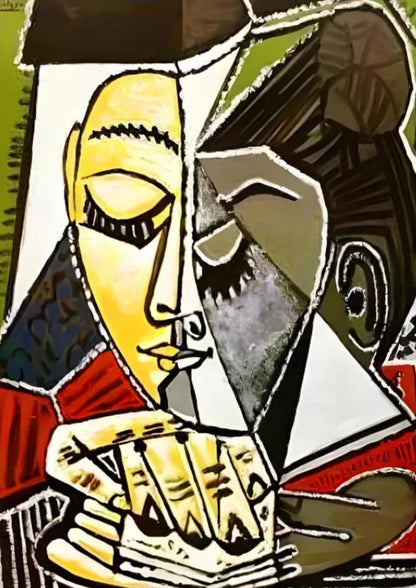 Pablo Picasso | Abstraktes Vintage-Anime