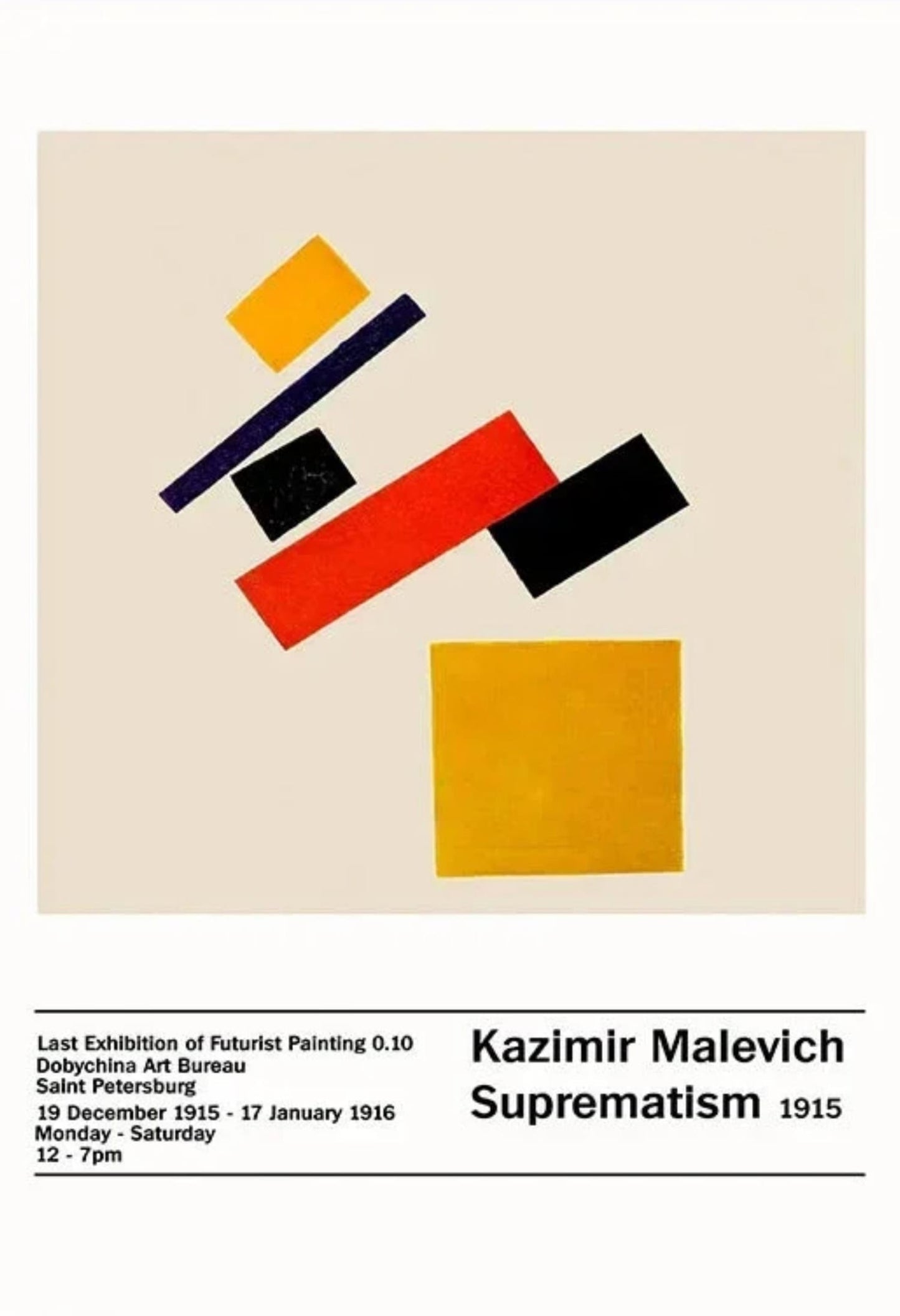 Kazimir Malevich | Suprematisme Abstract
