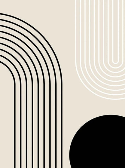 Die Geometrie der Abwesenheit | Moderne minimalistische Abstraktion