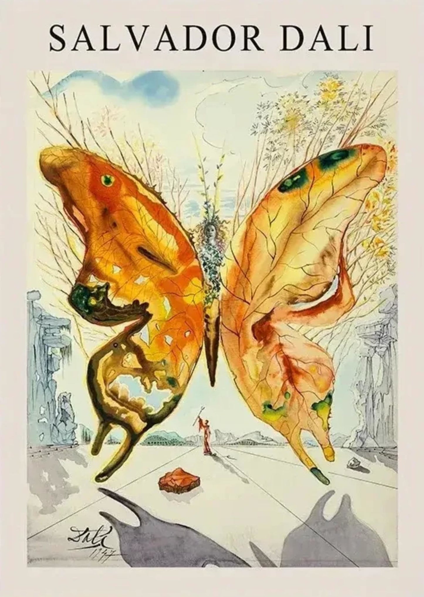 Salvador Dali | Surrealisme | Vlinders Serie 1950