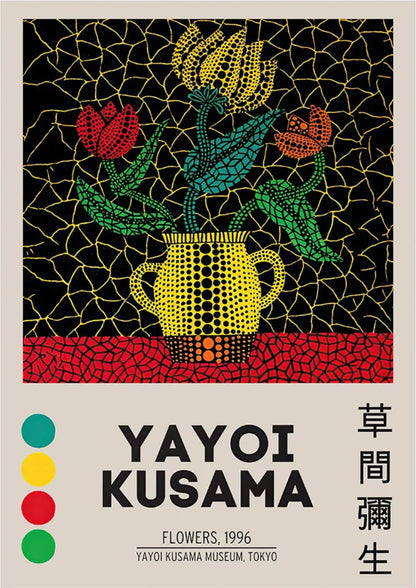 Yayoi Kusama | Flowerpot Design | Contemporary Flowers