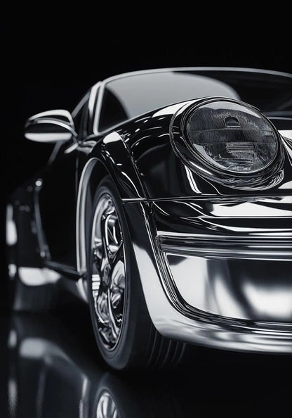 Black Sports Car | Futuristic Design