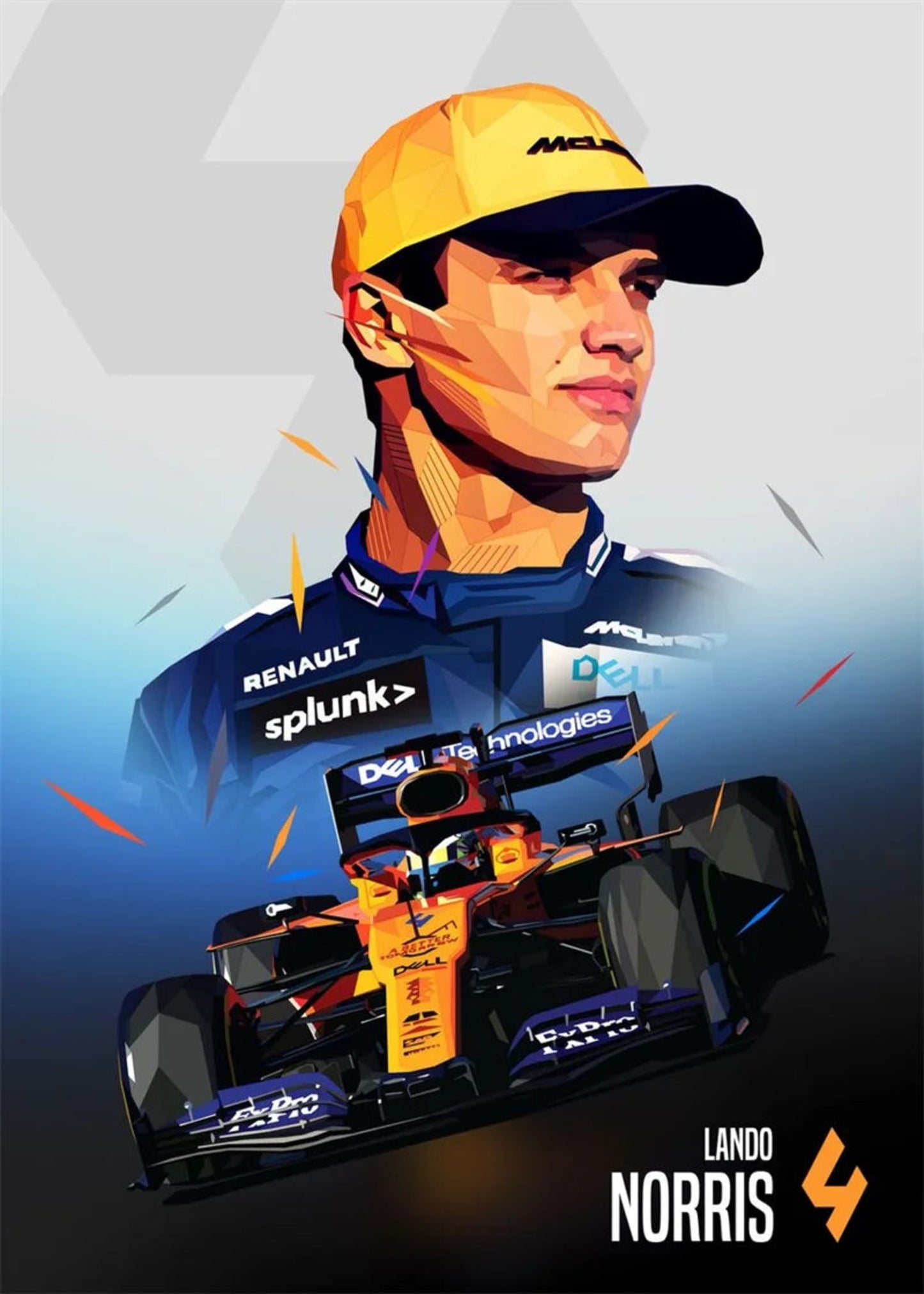 Lando Norris | F1 Helm Ontwerp