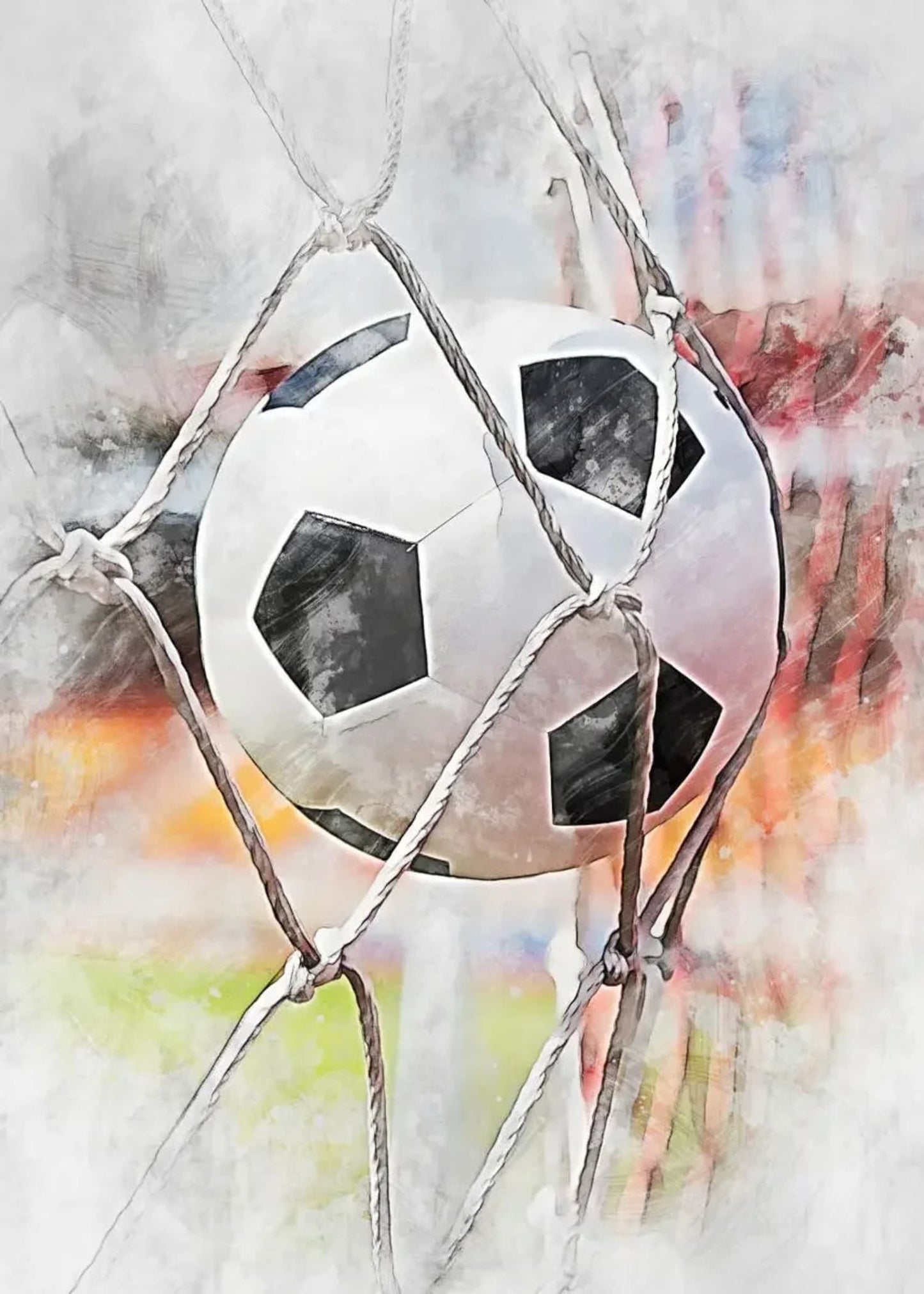 GOAL | Soccer Football Poster | A Tribute to Passion | The Spirit of Sport | Inspirational Wall Art for Home Decor