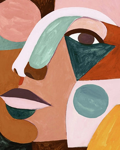 The Color of Thoughts | Abstract Artistic Poster | Home Wall Decor Art Print | Visual Artwork for Living Room or Office