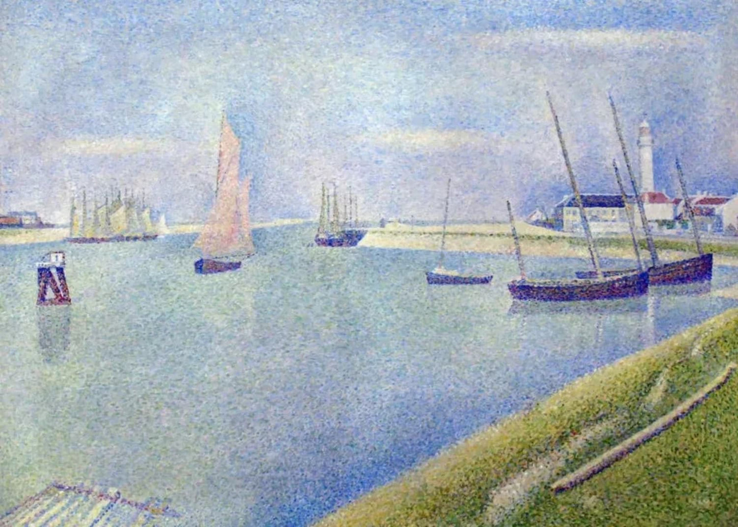 George Seurat | Der Kanal von Gravelines | Impressionistische Kunst