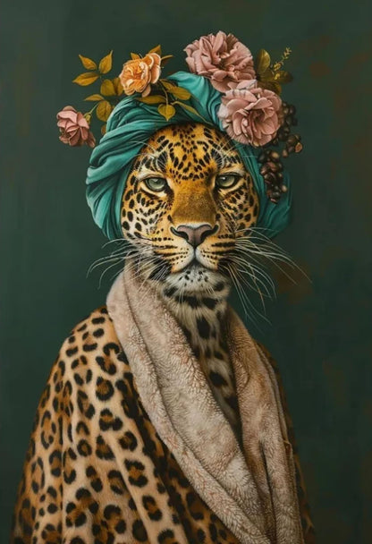 Jungle Majesty | Pearls and Paws | Floral Queen