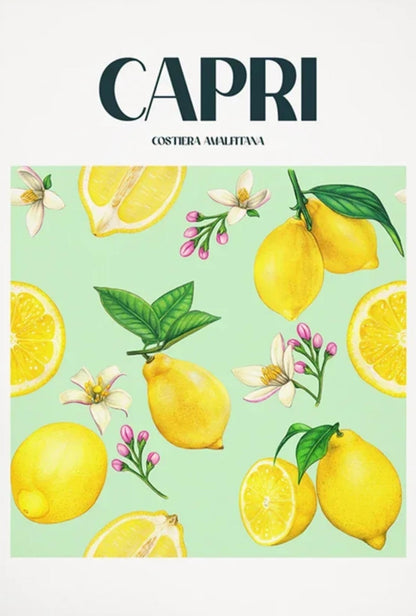 Capri Lemons | Italienische Art | Lebendig