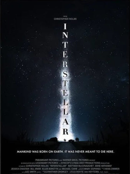 Interstellar Filmplakat | Leinwandgemälde | Weltraum-Sci-Fi im nordischen Stil | Wandkunst | Wohndekor