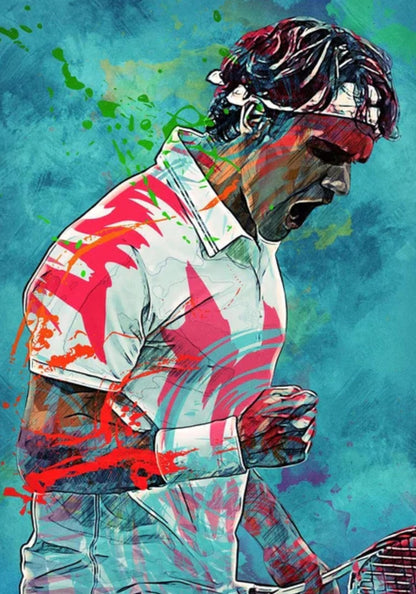 Roger Federer | Kunstzinnige Tennis Viering