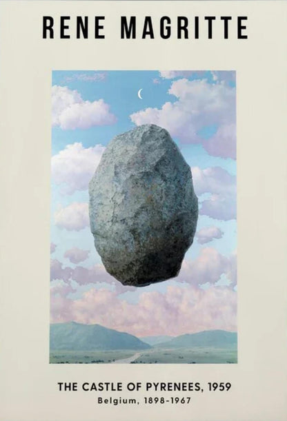 Het Kasteel van de Pyreneeën | René Magritte | Surrealistisch